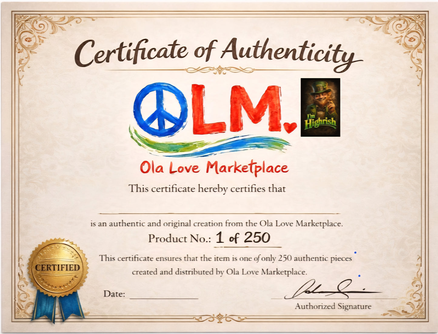 Limited Edition Highrish Tee Shirts